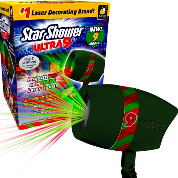 Star Shower Ultra 9 Modes Laser Lights - Picture 1 of 12